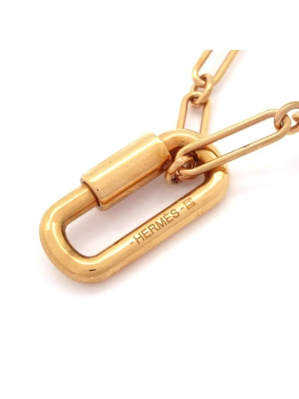 Hermes Necklace Curiosite Pink Gold